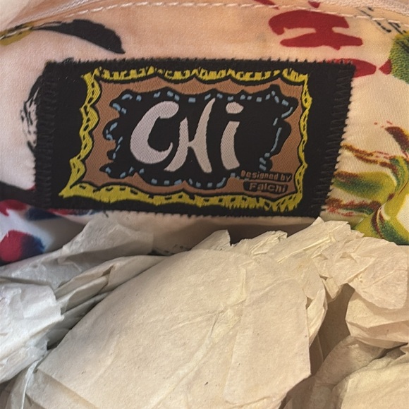 NWOT Carlos Falchi Chi Red Lambskin and Reptile Large Quilted Bag with Duster - Picture 12 of 14